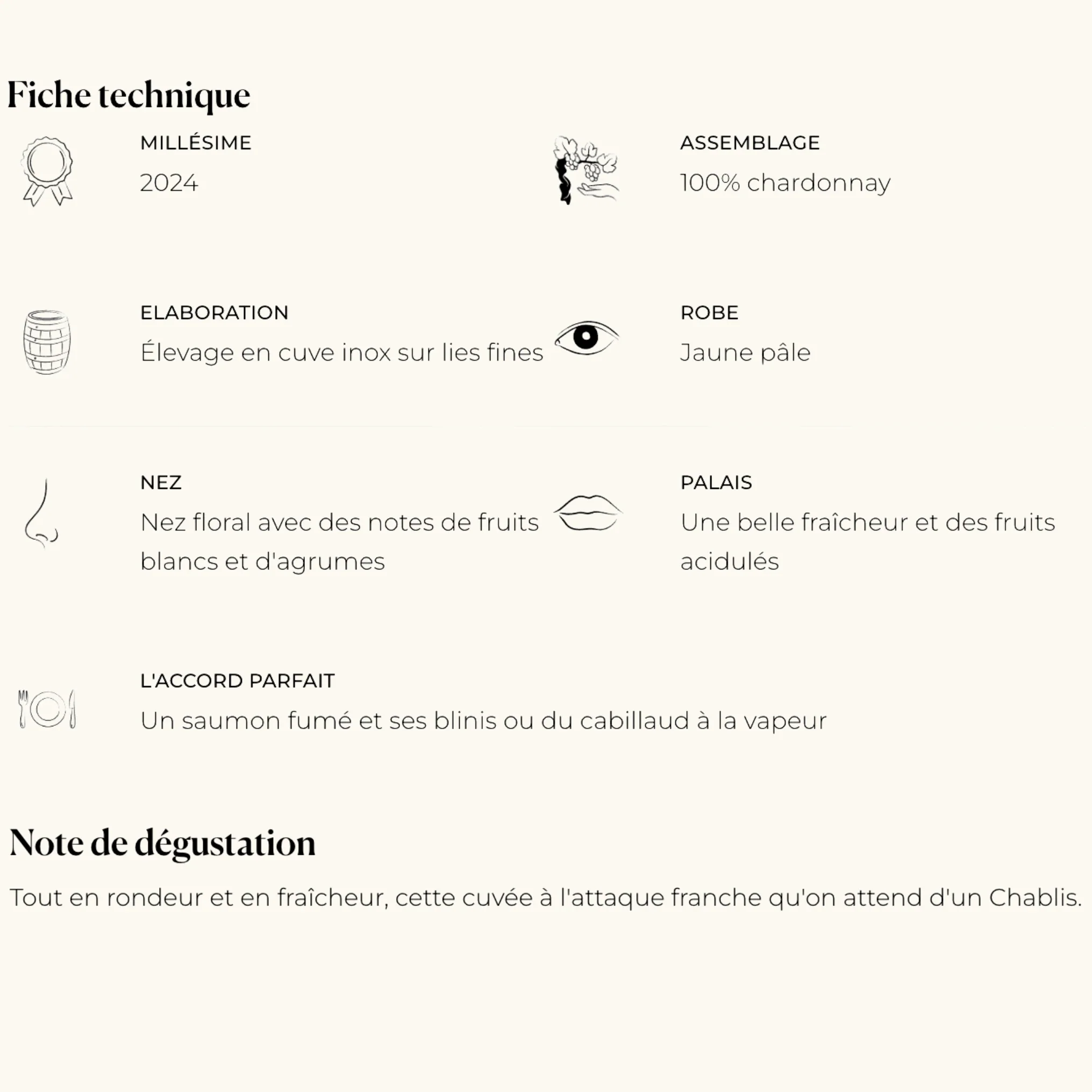 Chablis Premier Cru 2024 - Domaine Louis Moreau - Image 3