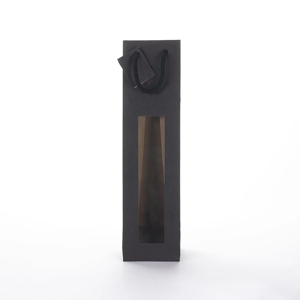 Pochette cadeau noire - pour coffret 4 flacons - Image 4